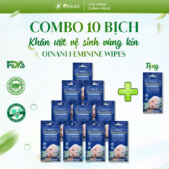 [MUA 10 TẶNG 1] Khăn ướt vệ sinh vùng kín xuất khẩu – Oinani Feminine Wipes
