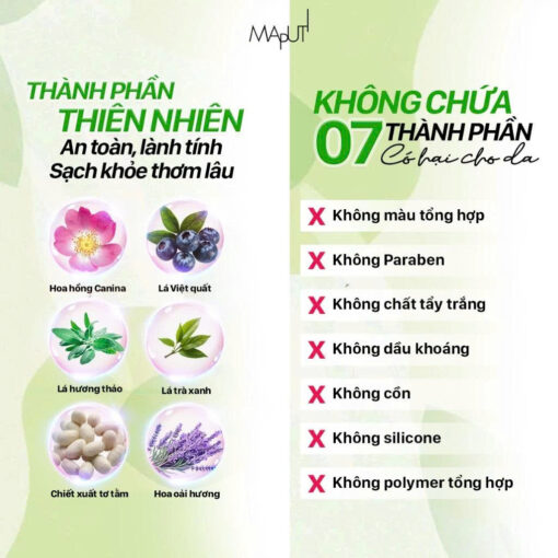 Combo sạch toàn diện gồm khăn ướt vệ sinh phụ nữ OINANI + dung dịch vệ sinh Maputi - an toàn, lành tính - Ảnh 3