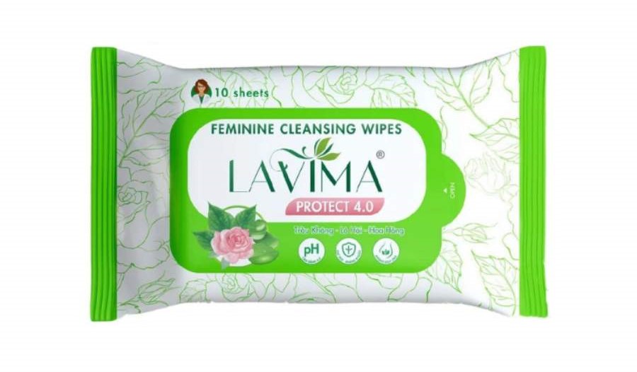 khăn ướt vệ sinh phụ nữ lavima
