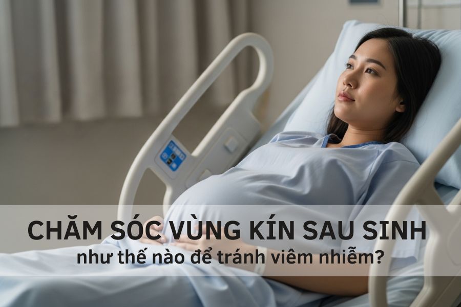cham soc vung kin sau sinh