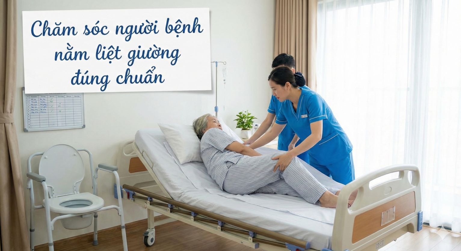 Chăm sóc người bệnh nằm liệt giường đúng chuẩn
